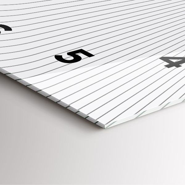 Square wall clock Abstraction lines