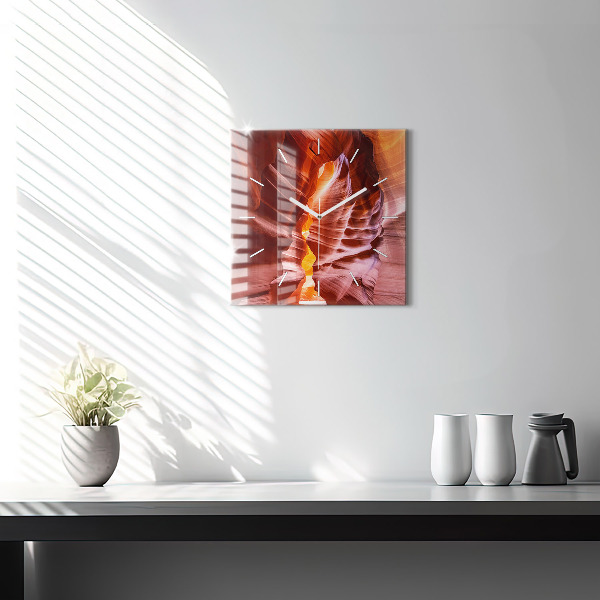 Square wall clock Sand Canyon