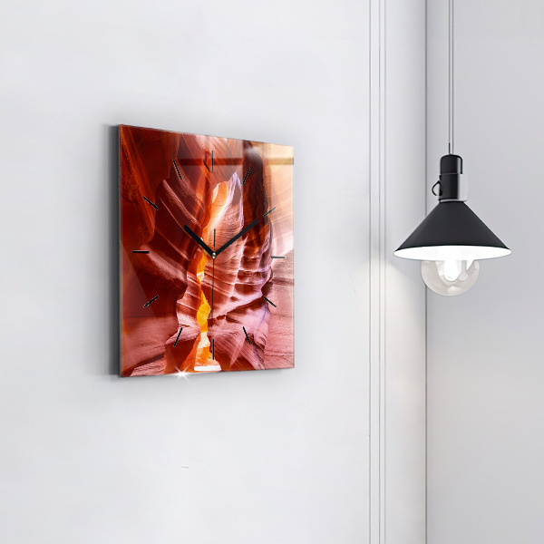 Square wall clock Sand Canyon