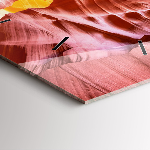 Square wall clock Sand Canyon