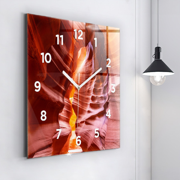 Square wall clock Sand Canyon