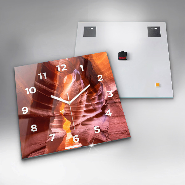 Square wall clock Sand Canyon