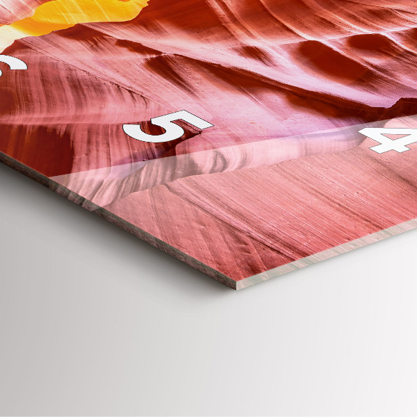 Square wall clock Sand Canyon