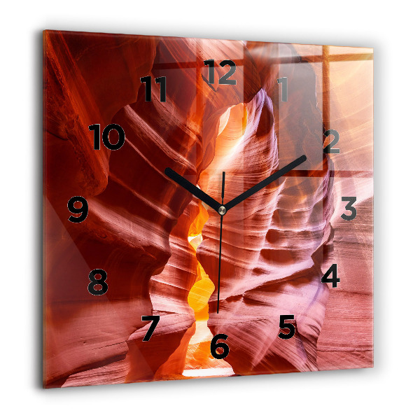 Square wall clock Sand Canyon