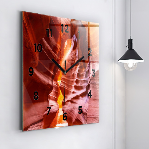 Square wall clock Sand Canyon