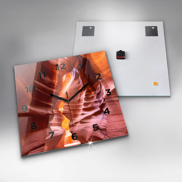 Square wall clock Sand Canyon