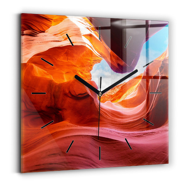 Square wall clock Canyon