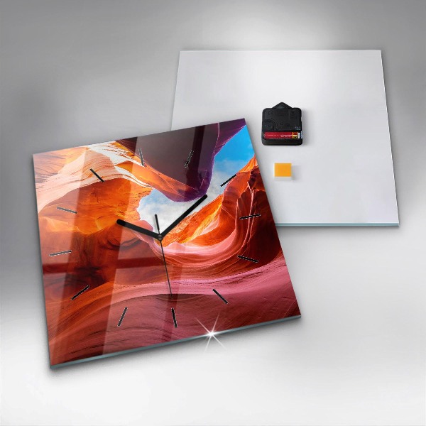 Square wall clock Canyon