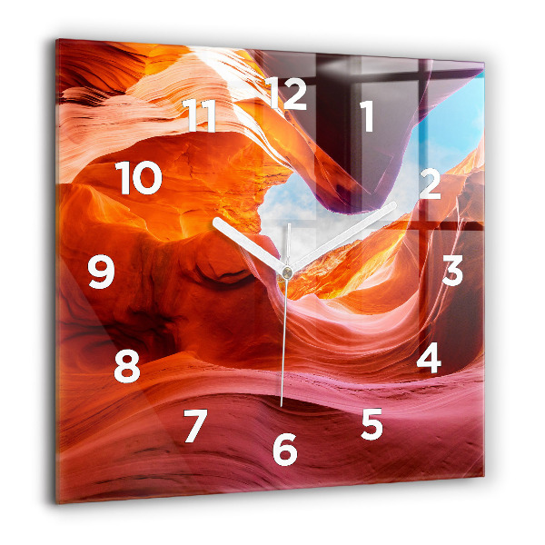Square wall clock Canyon