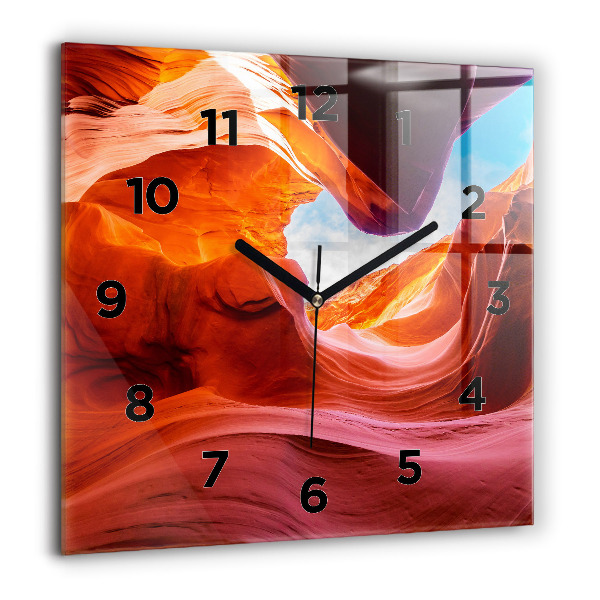 Square wall clock Canyon