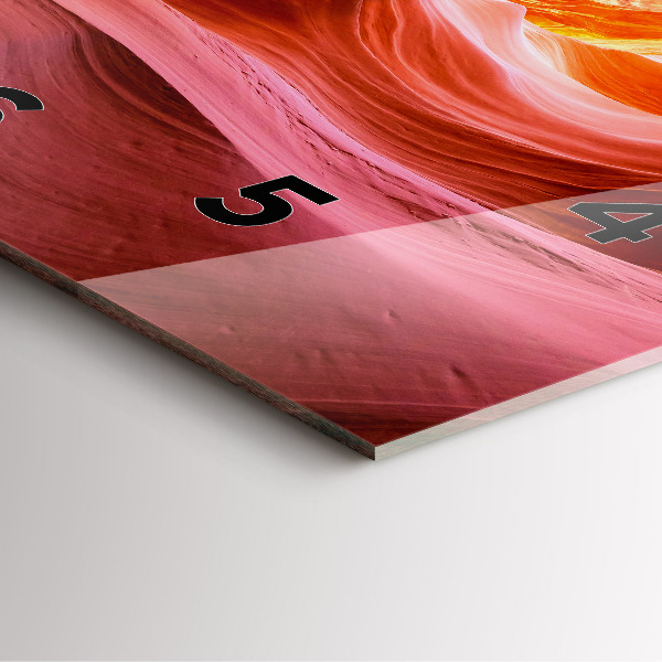 Square wall clock Canyon