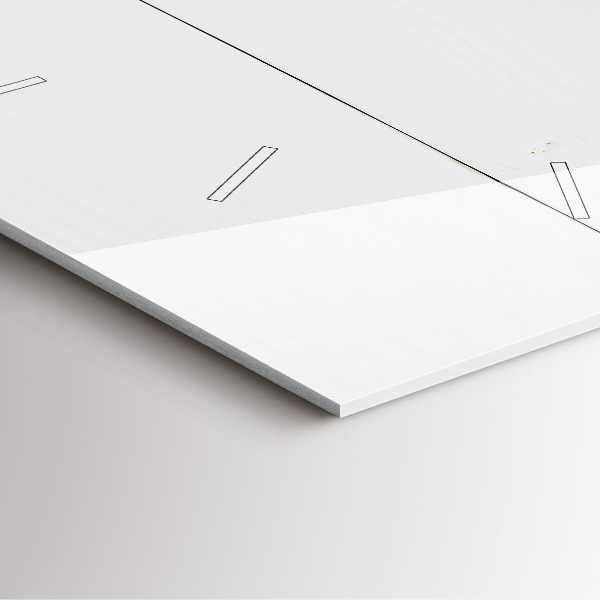 Square wall clock The inscription house