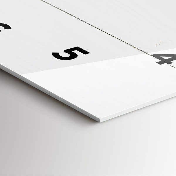 Square wall clock The inscription house