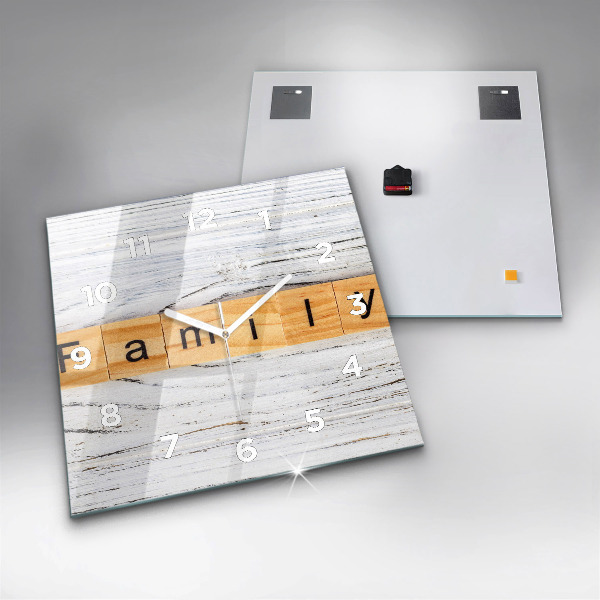 Square wall clock Family