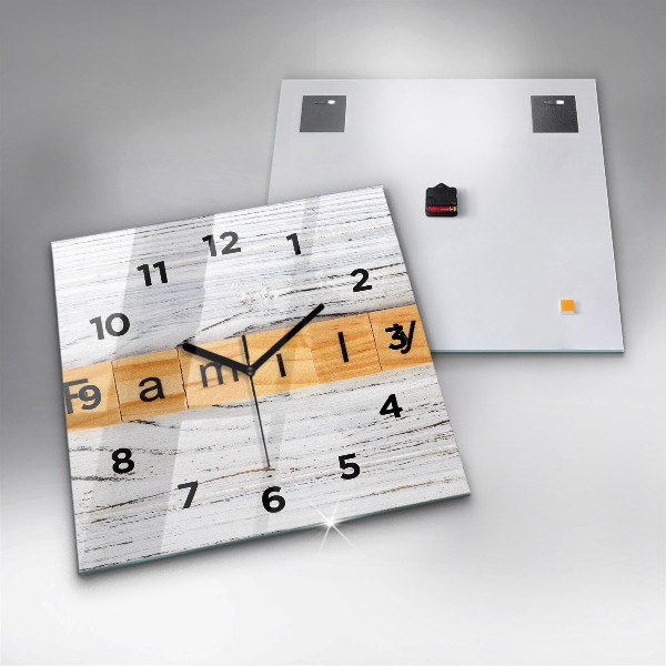 Square wall clock Family