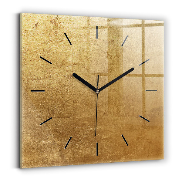 Square wall clock Decorative canvas