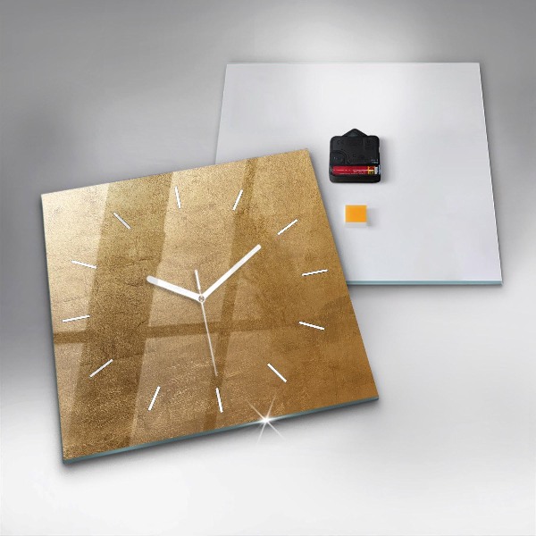 Square wall clock Decorative canvas