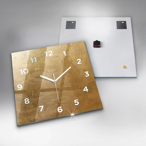 Square wall clock Decorative canvas