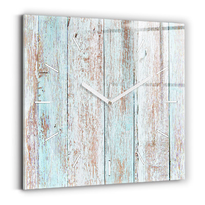 Square wall clock Pastel Wood