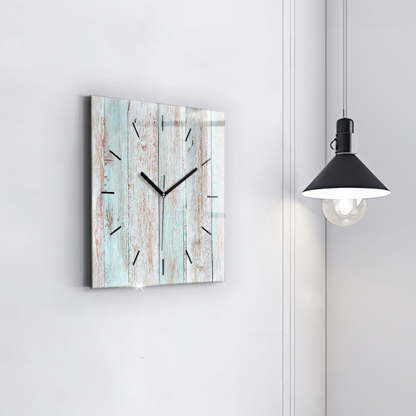 Square wall clock Pastel Wood