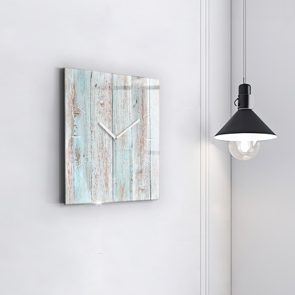 Square wall clock Pastel Wood