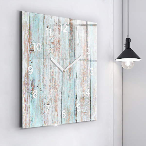 Square wall clock Pastel Wood