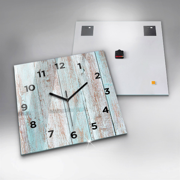 Square wall clock Pastel Wood