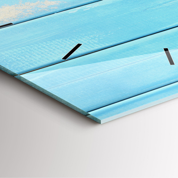 Square wall clock Beach accessories and boards