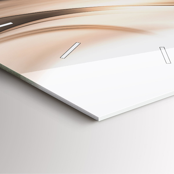 Square wall clock Abstraction line