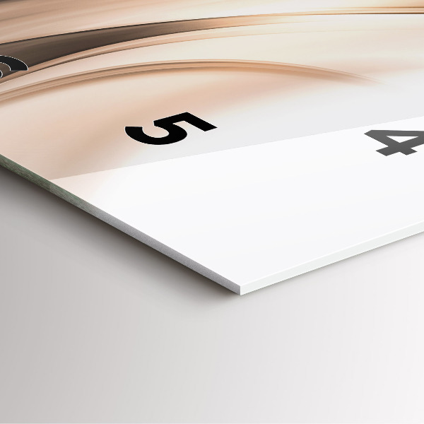 Square wall clock Abstraction line