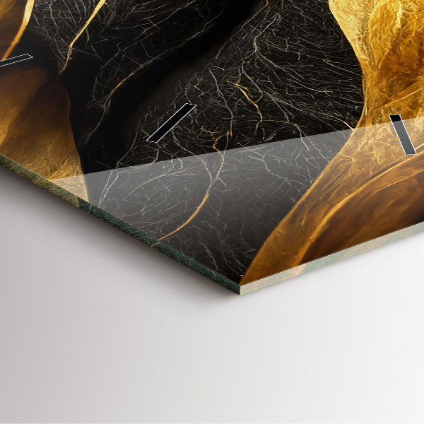 Square wall clock Elegant abstraction