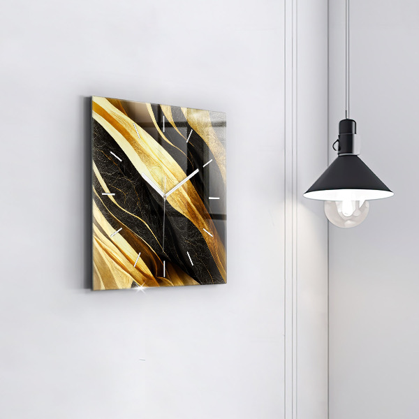 Square wall clock Elegant abstraction