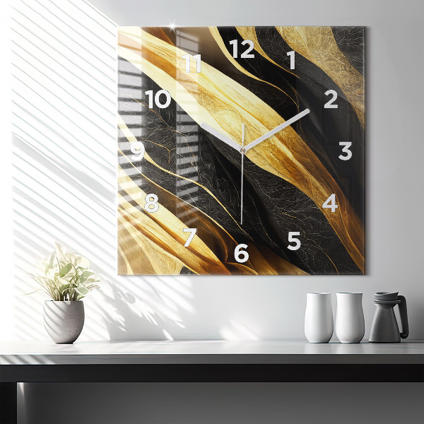 Square wall clock Elegant abstraction