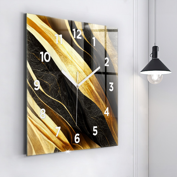 Square wall clock Elegant abstraction
