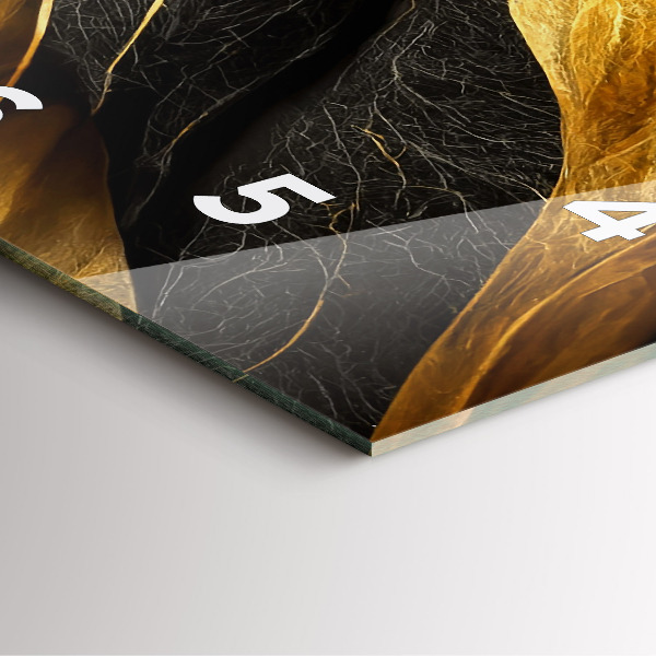 Square wall clock Elegant abstraction