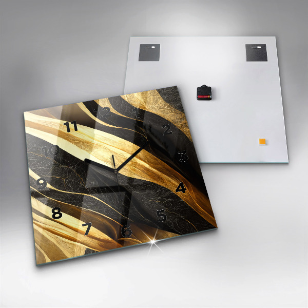 Square wall clock Elegant abstraction