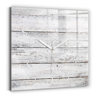 Square wall clock Painted boards