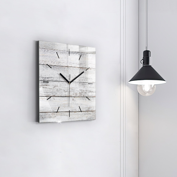 Square wall clock Painted boards