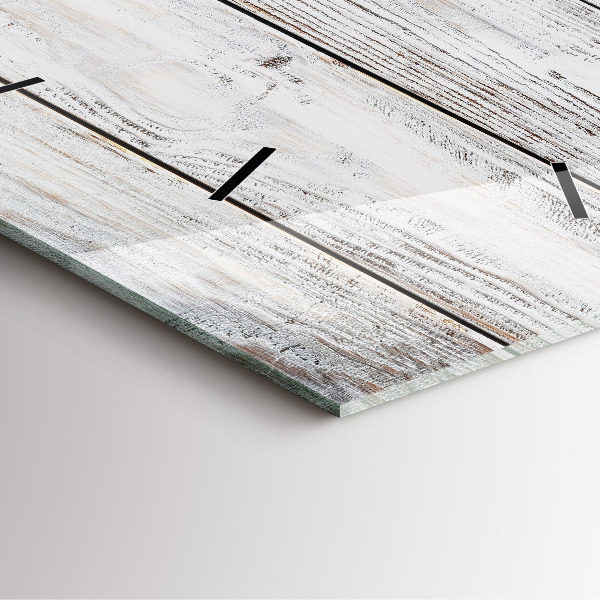 Square wall clock Painted boards