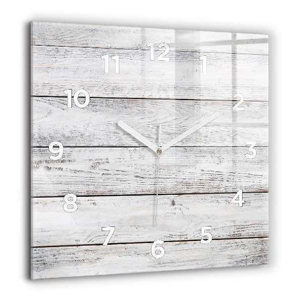Square wall clock Painted boards