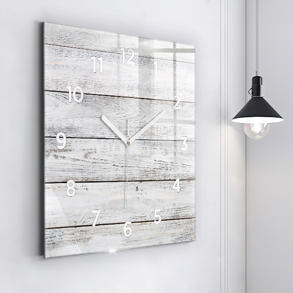 Square wall clock Painted boards