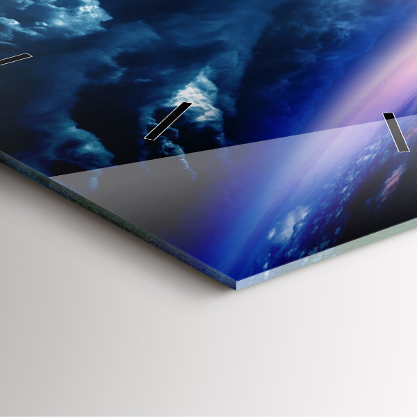 Square wall clock Great Galaxy