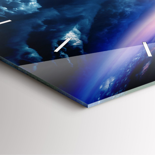 Square wall clock Great Galaxy