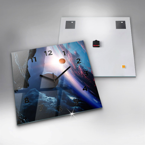 Square wall clock Great Galaxy