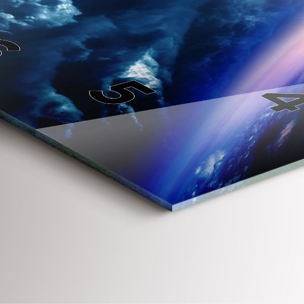 Square wall clock Great Galaxy