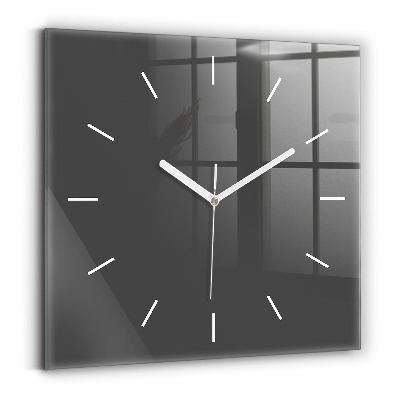 Square wall clock Color gray