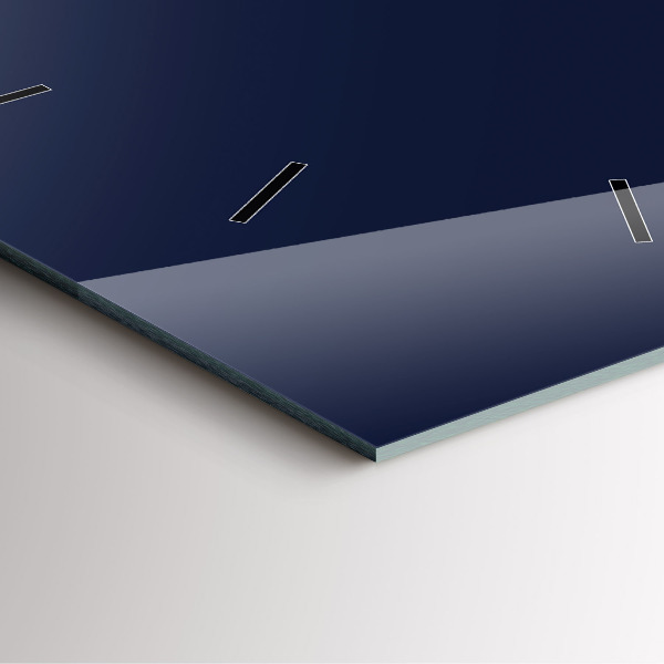 Square wall clock Dark Navy