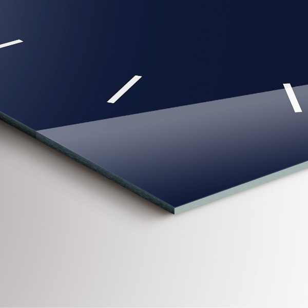 Square wall clock Dark Navy