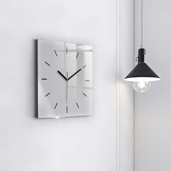 Square wall clock Light Gray