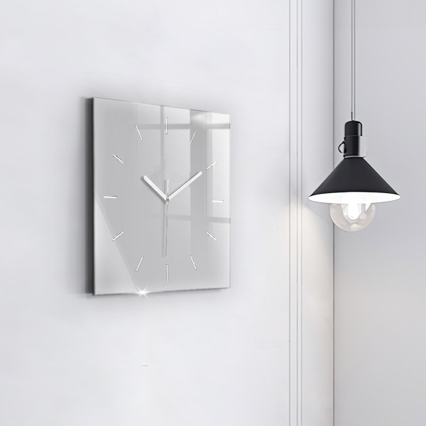 Square wall clock Light Gray